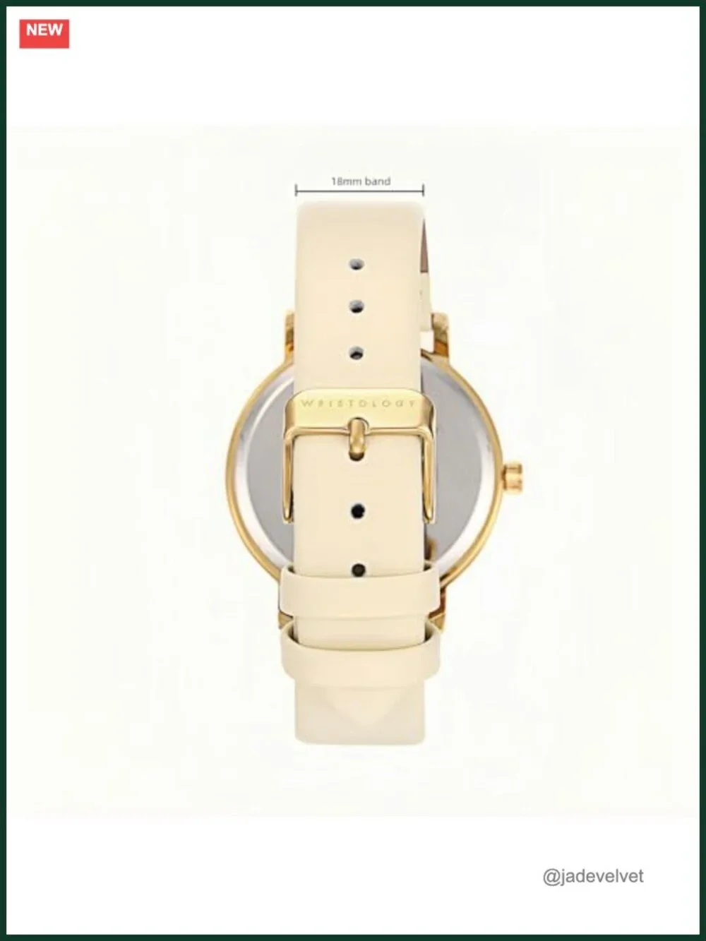 Maxi Crystal Womens Watch Interchangeable Leather Band Easy Read Second Hand